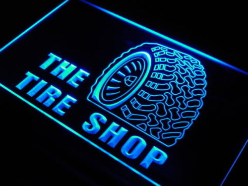 The Tire Shop LED Light Sign